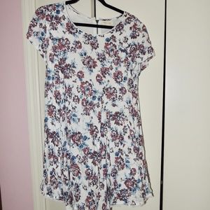 Urban Outfitters Floral Shift/T-Shirt Dress
